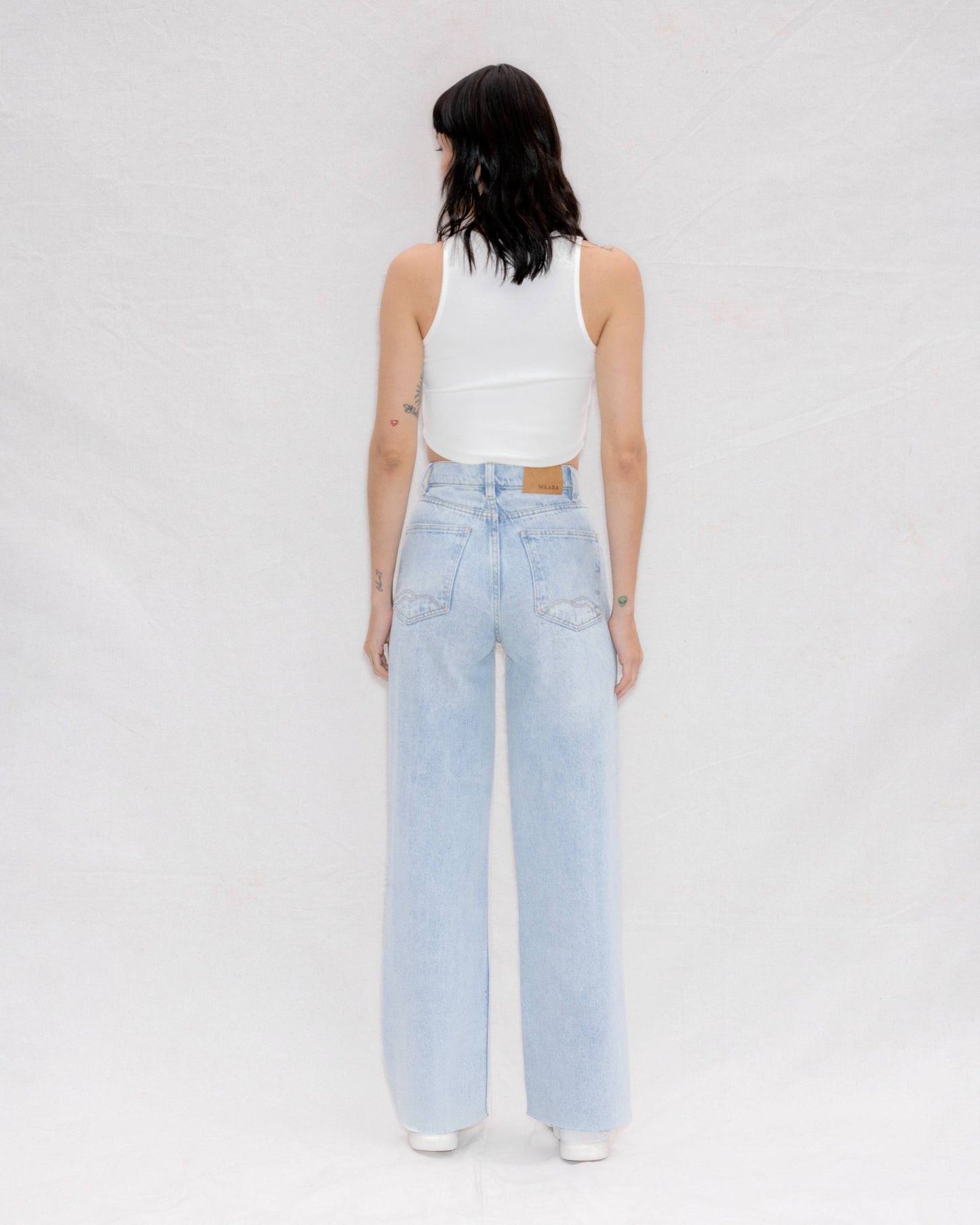 Jean Wide Leg Azul para Mujer | Andes WAARA