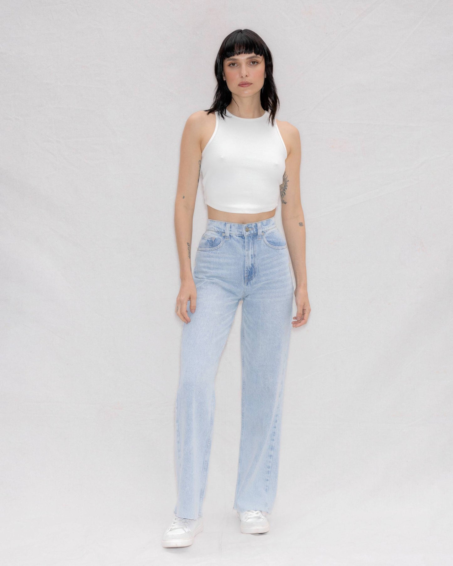 Jean Wide Leg Azul para Mujer | Andes WAARA