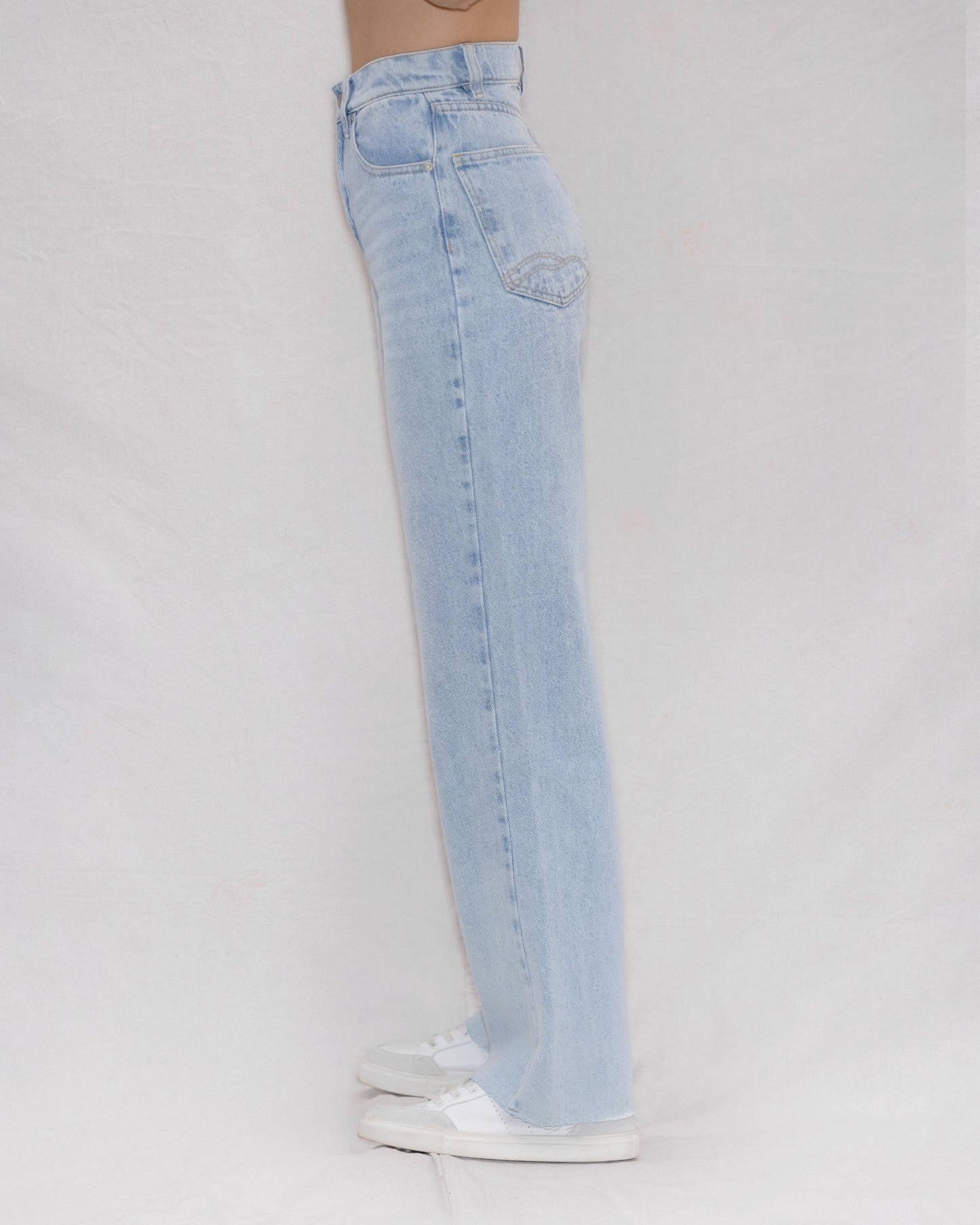 Jean Wide Leg Azul para Mujer | Andes WAARA