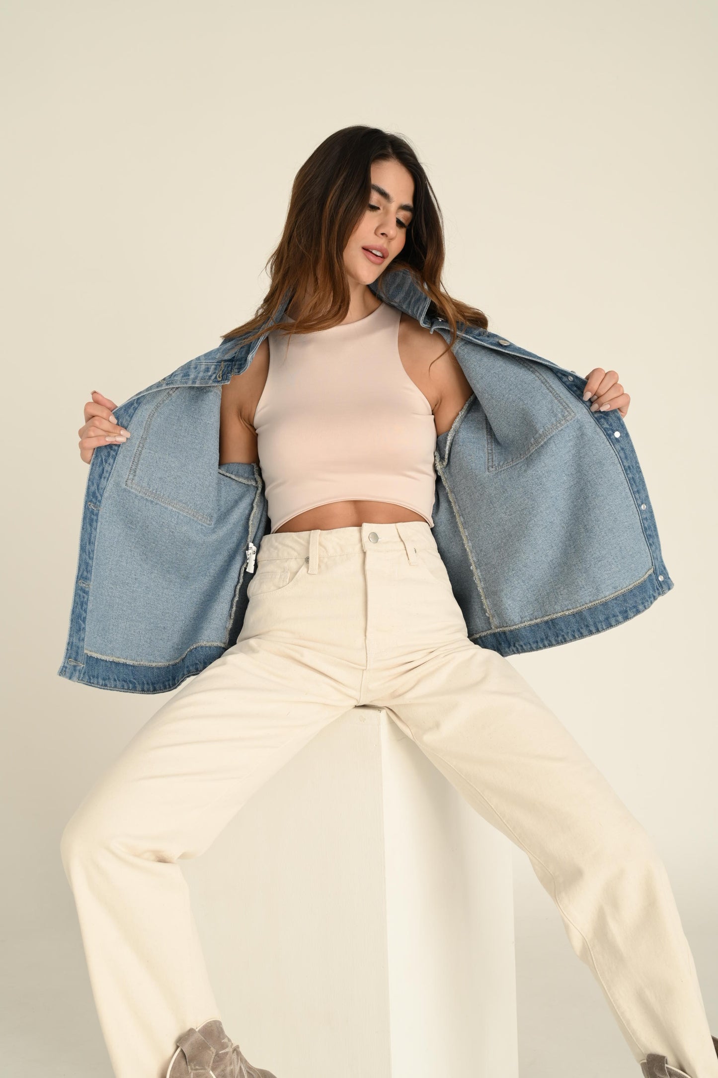 Chaqueta de Jean Animal Print Mujer | Otún WAARA