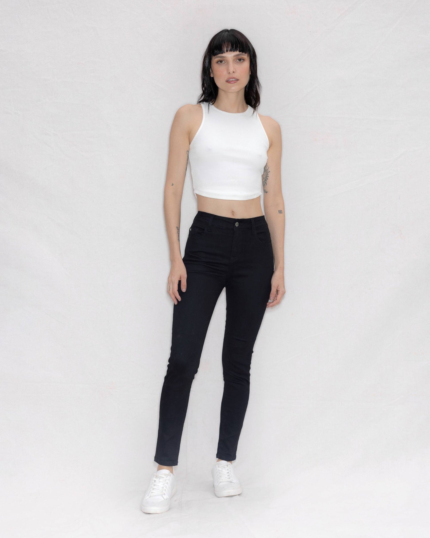 Skinny Jean Negro para Mujer | Uramba WAARA