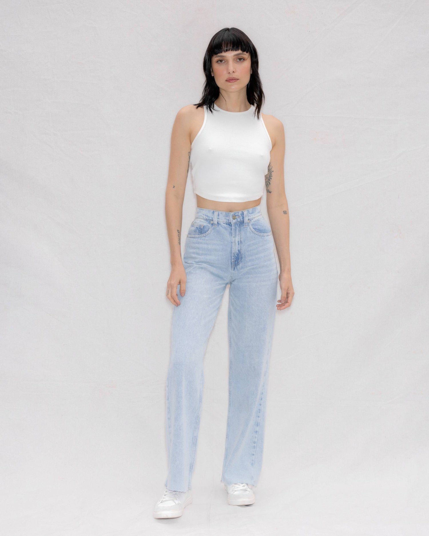 Jean Wide Leg Azul para Mujer | Andes WAARA