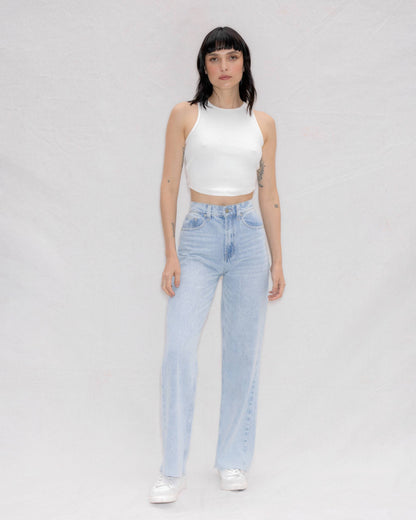 Jean Wide Leg Azul para Mujer | Andes WAARA