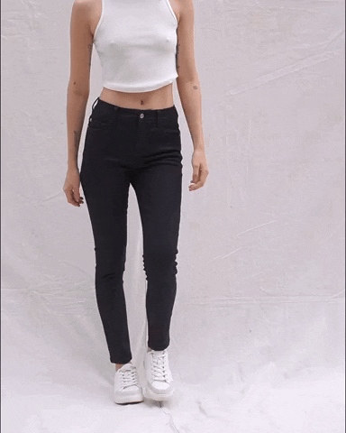 Skinny Jean Negro para Mujer | Uramba WAARA