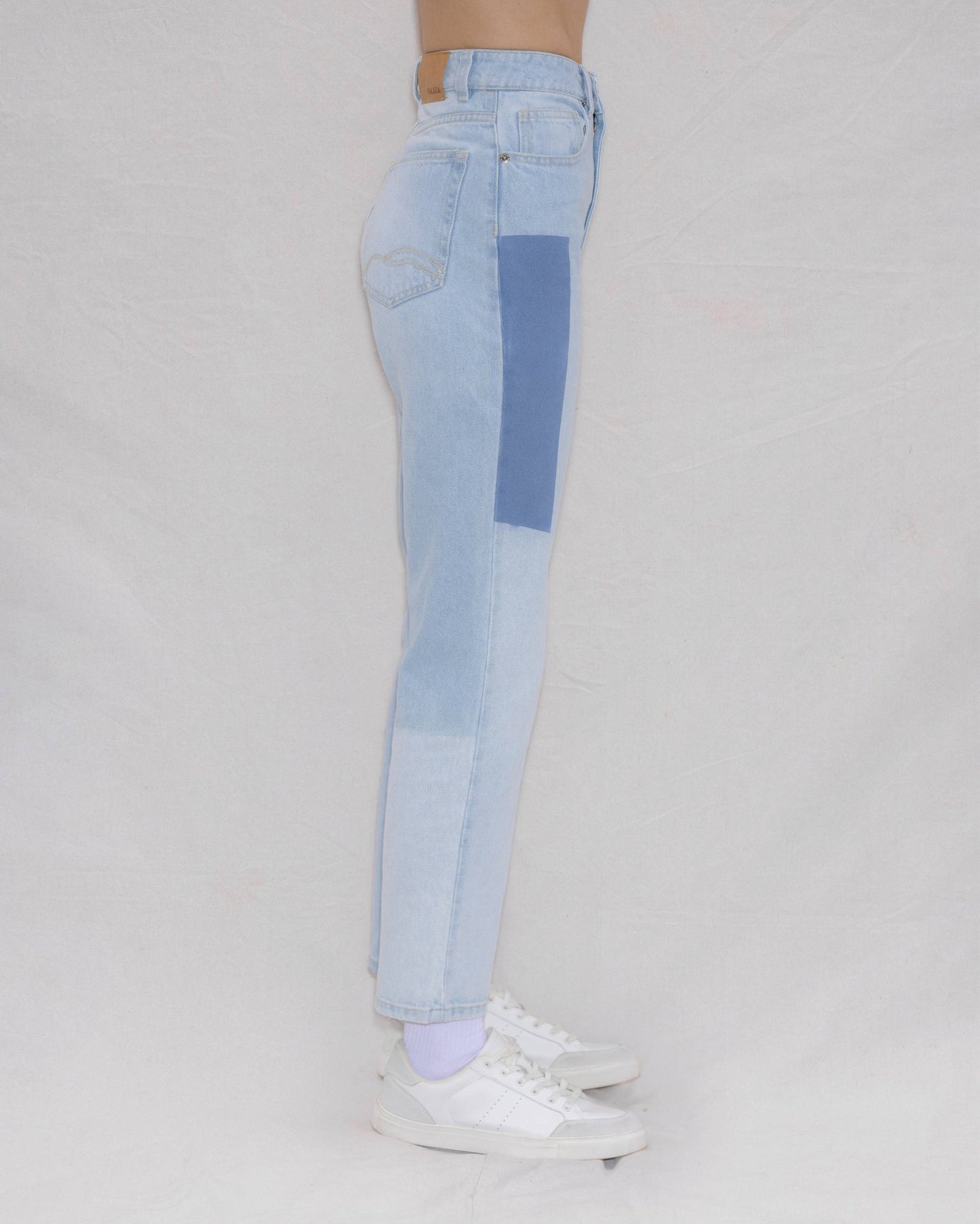 Mom Jeans Estampado de Cuadros | Malpelo WAARA