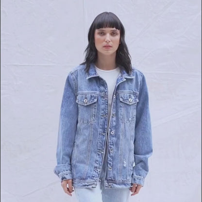 Chaqueta Isabel Trucker Azul